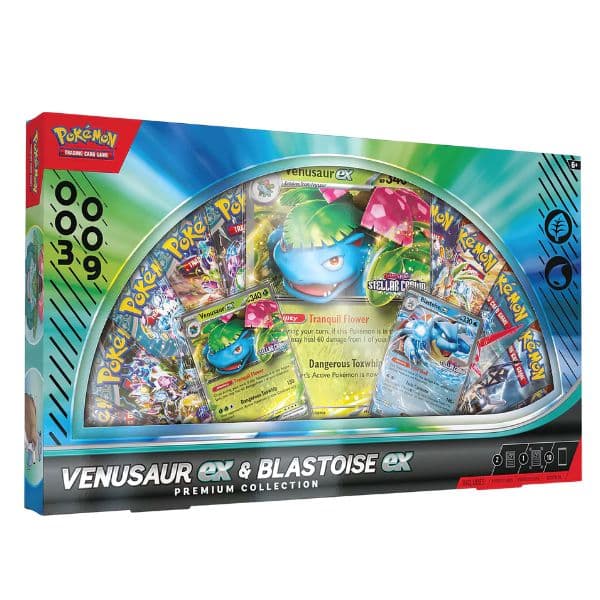 Venusaur ex & Blastoise ex Premium Collection Español