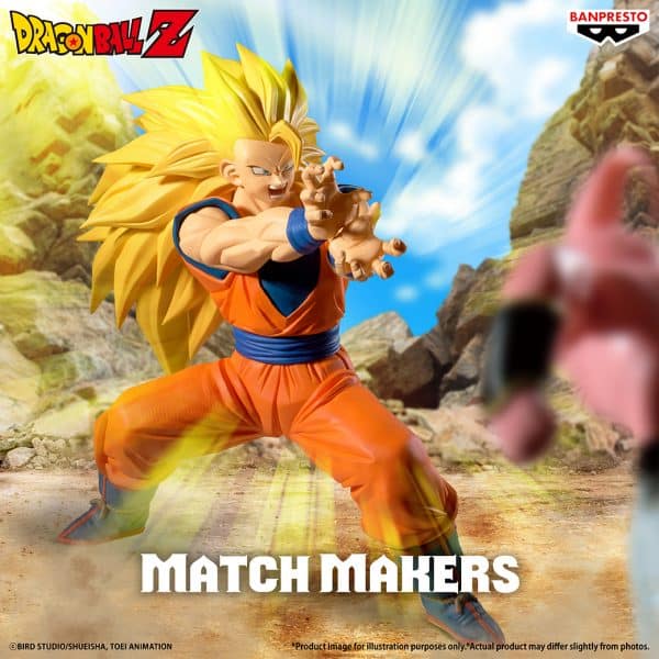GOKU SUPER SAIYAN 3 (VS MAJIN BUU (PURE) DRAGON BALL Z – MATCH MAKERS 16CM